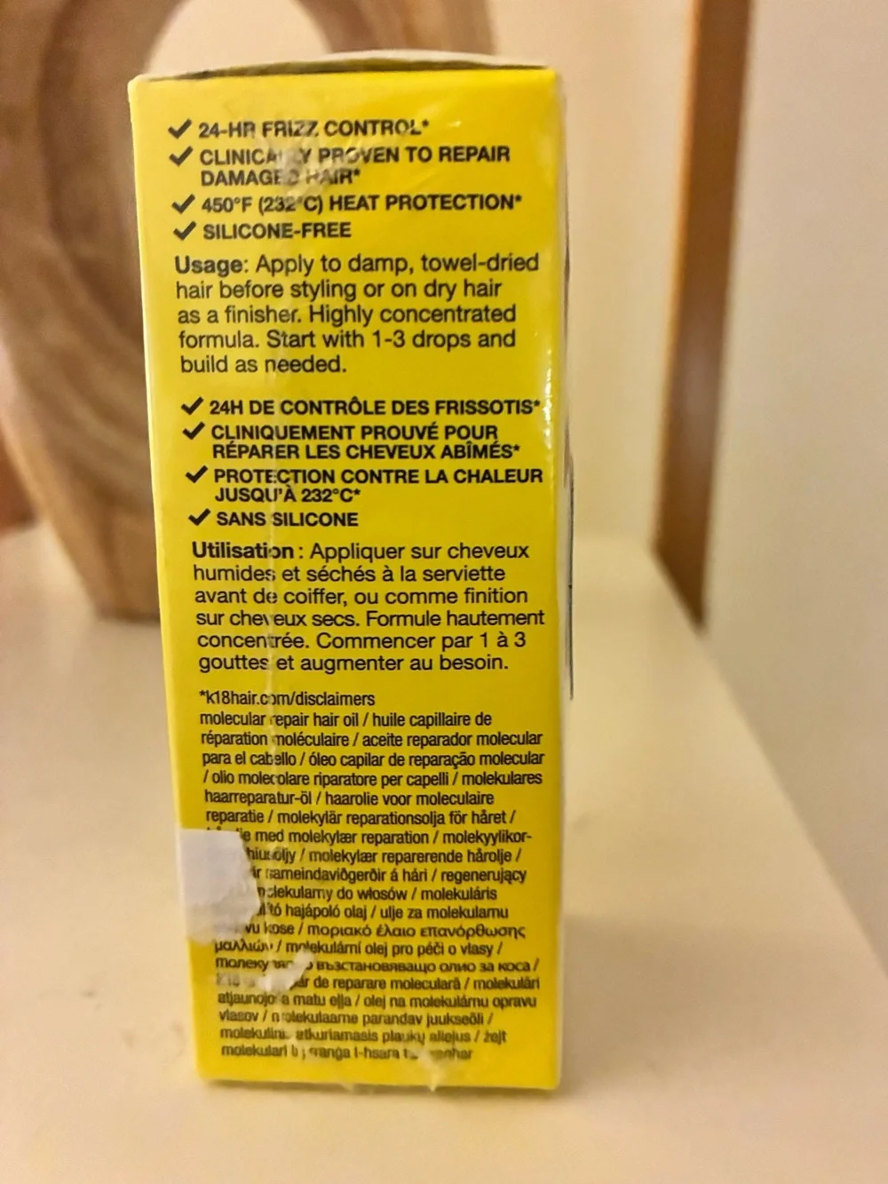 K18 Molecular Repair Hair Mask 30ml 1oz Brand New Sealed Hair Repair